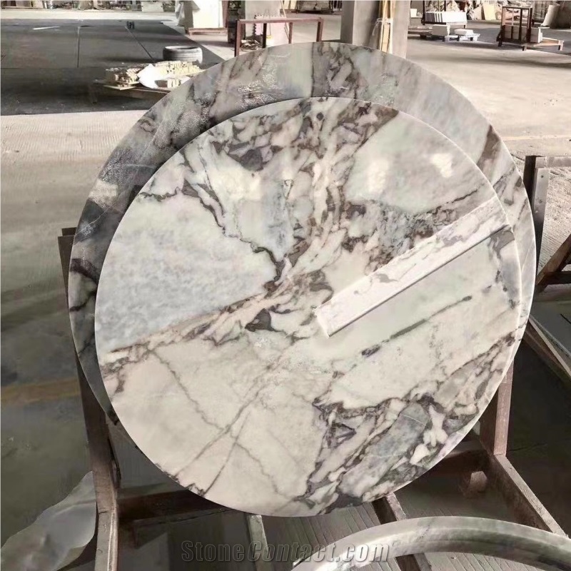 Galaxy Blue Marble Tile For Floor Elephant White Marble