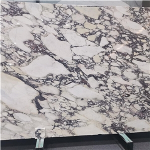 Italian Calacatta Viola Marble Slabs With Purple Vein