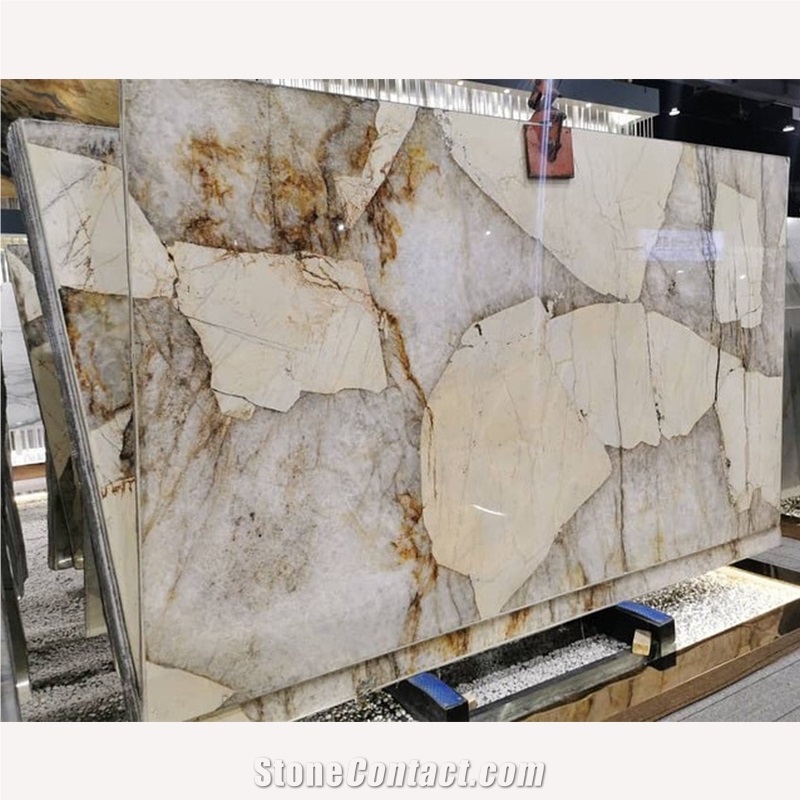 Luxury Patagonia Quartzite Slab For Interior Wall And Floor