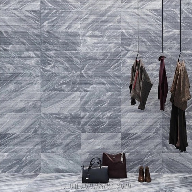 Natural Silver Shadow Grey Slabs For Interior Wall And Floor