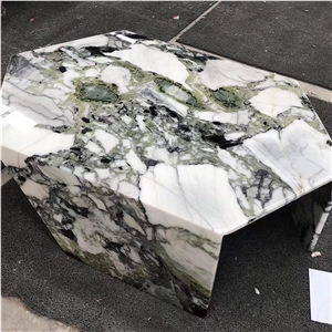New Design Home Furniture China Ice Green Marble Table