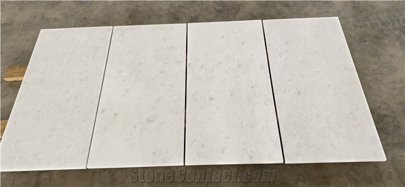 A Quality Pure White Marble 40 X 80 X 3Cm Tile