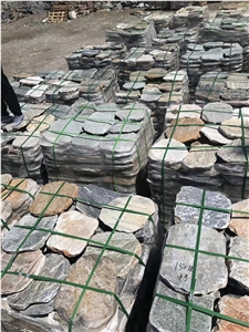 Flagstone Terrace Paver Green Quartzite Random Road Paving