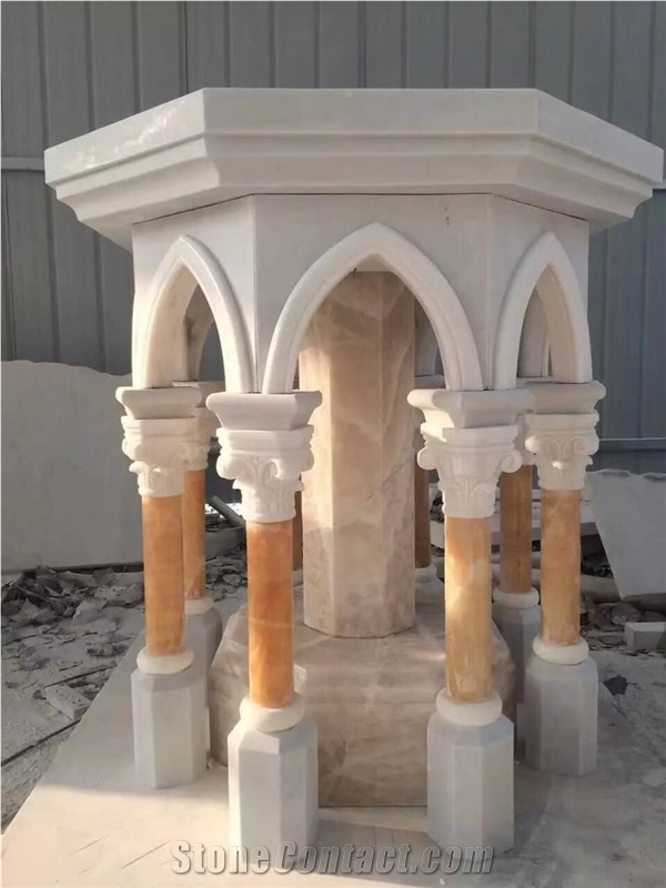 Stone Memorial Niches Marble Design Columbarium Crypts