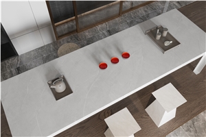 Aurora Grey Sintered Stone Dining Table BS-JS-S-240T33