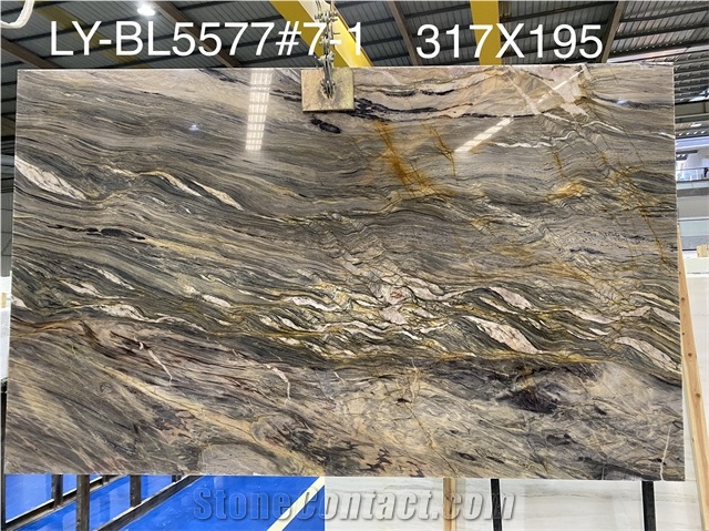 20Mm Polished Blue Silk Quartzite Slabs