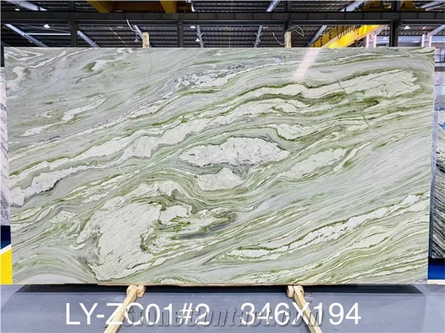 Polished Colorful Jade Marble Tiles For Interior Decor/Flooring