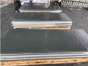 Black Sandstone Flamed Heat Treatment Tread
