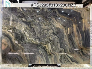 Fusion Quartzite Slab Exotic Multicolor Quartzite