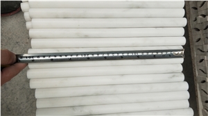 Sino White Marble Pencil 3/4"X12" Moulding Marble Line