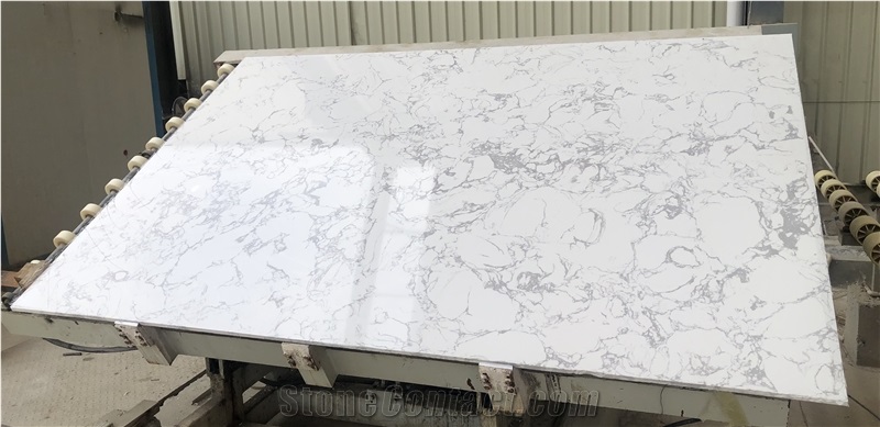 Arabescato Agglomerated Stone White ,Marble Factory Price