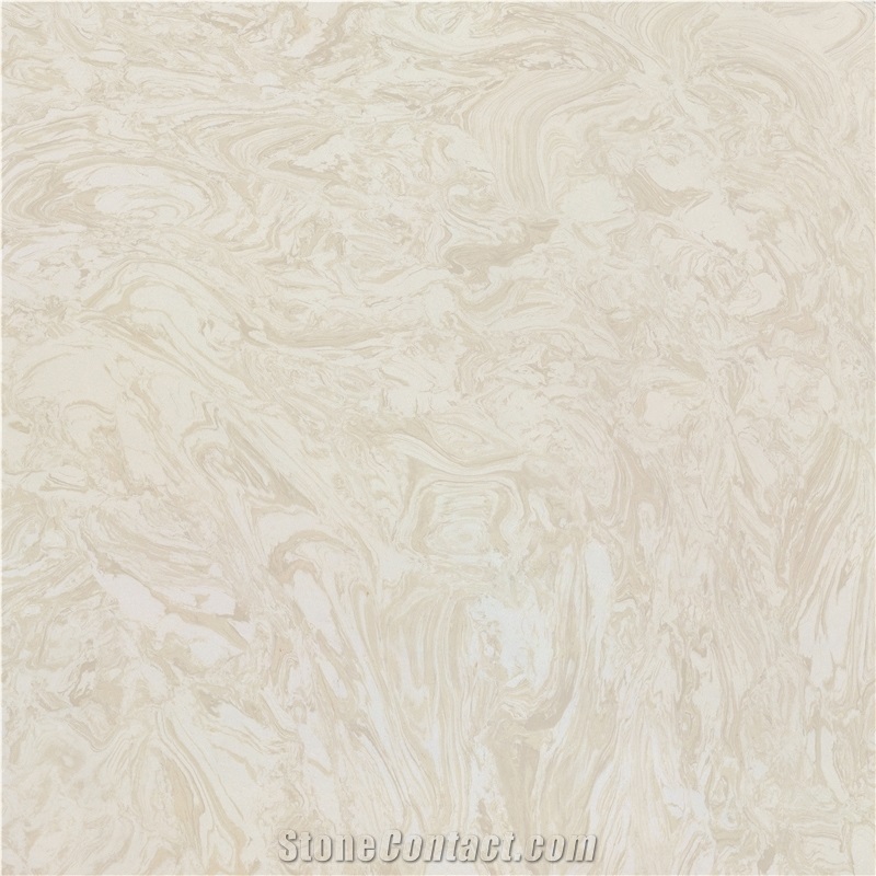 Solid Surface Artificial Marble Slabs High Polished
