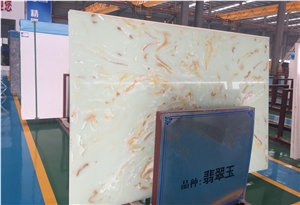 White Onyx Looks Artificial Stone Slabs