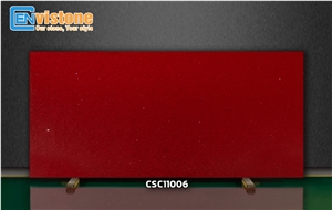 CSC11006 - Ruby Crystal Red Quartz Slabs,Engineered Stone