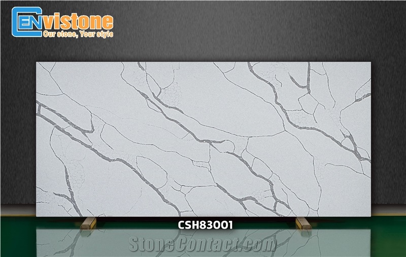 CSH83001 - Calacatta Borghini Quartz Stone Slabs