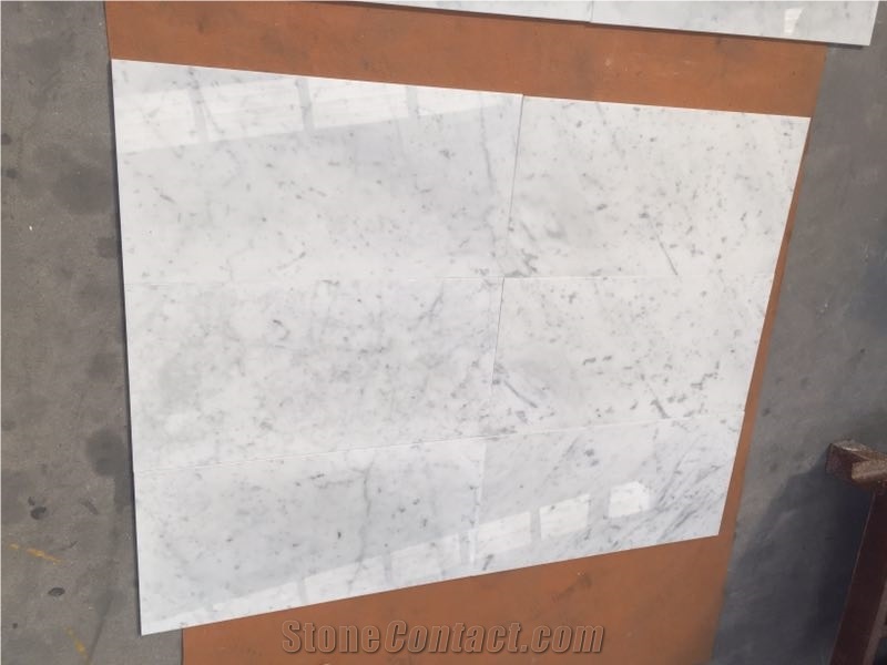 Bianco Carrara White Marble Slab 1Cm Floor Tile