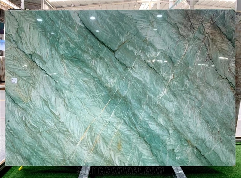 Luxury Stone Natural Green Quartzite Slab Wall Tile