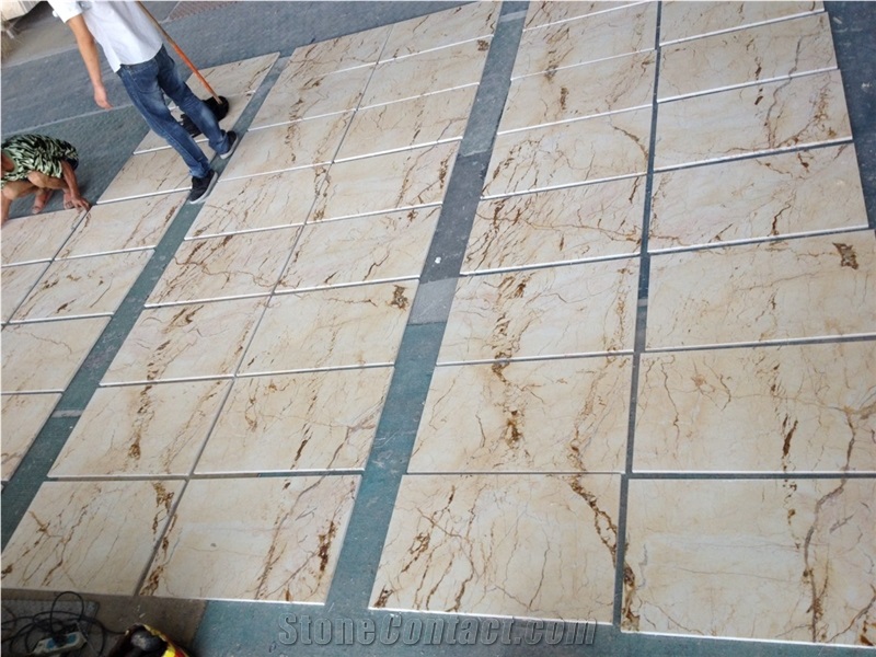Sofitel Gold Marble Slab & Tiles,Turkey Polished Floor Tiles