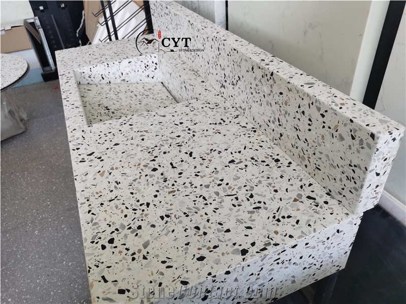 Terrazzo Bathroom Vanity Counter Tops