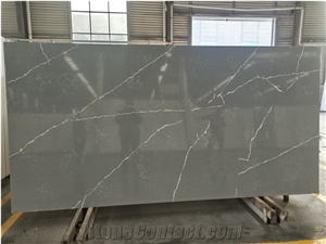 Calacatta White Quartz Stone Slabs Artificial Stone