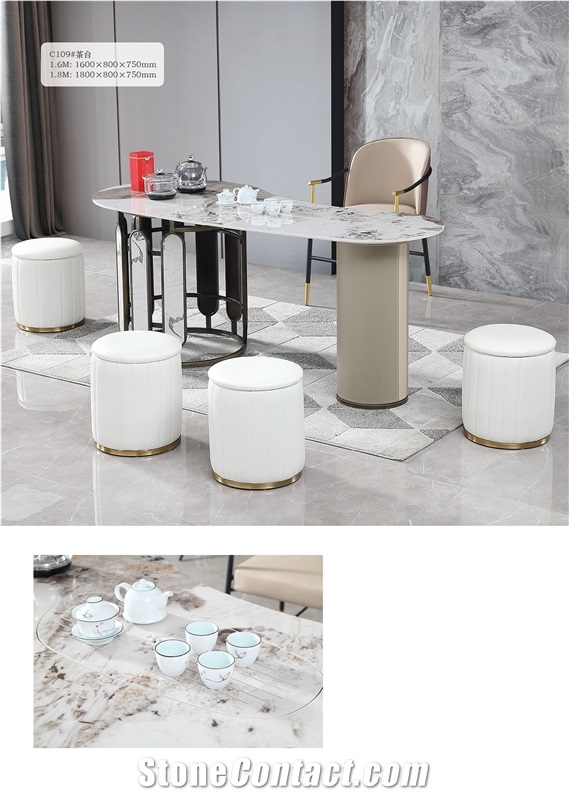 Hot Sale Special Price For Sintered Stone Marble Look Table