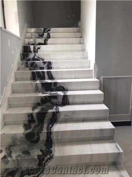 Celebrity Stairs Fashion Marble China Panda White