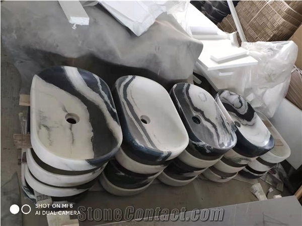 New Popular Bathroom Countertops China Panda White