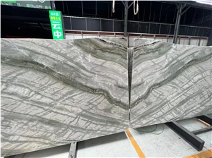 Polished Cloud Jade Marble Cloud Jade Green Marble Slabs