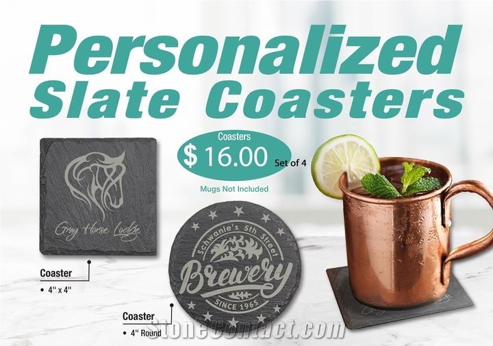 Personalized Slate Coaster For Any Occasion