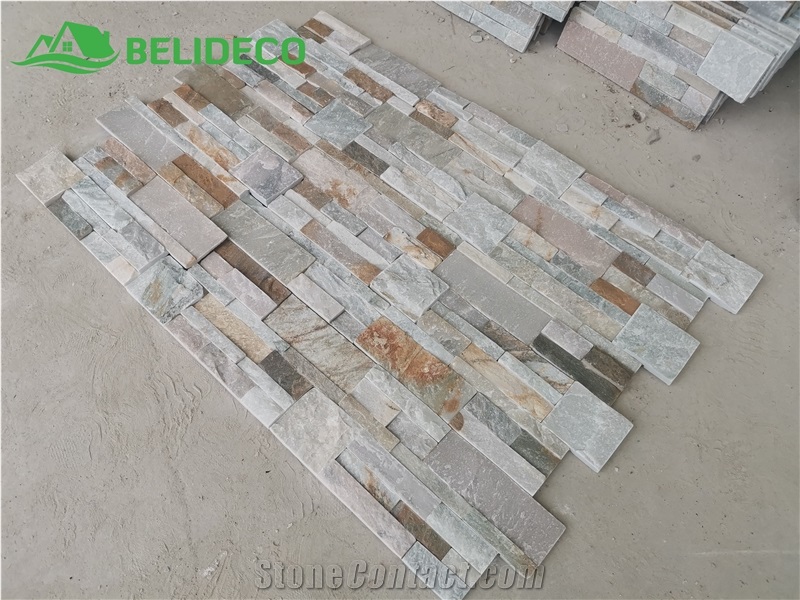 China Natural Features Stone Thin Slate Veneer Stone 18X35