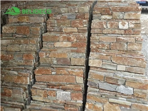 P14 Beige Slate Standard Color,Yellow Oyster Cladding Stone