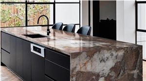 Volupia Quartzite Kitchen Countertop-Island Top