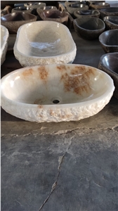 Onyx Sink Natural Edge Wash Basins