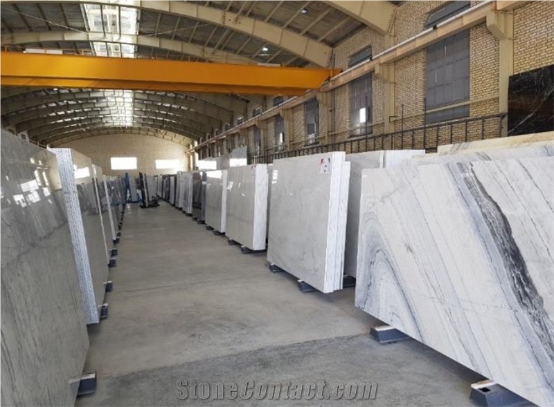 Ice Crystal Marble Slabs, Persian White Marble Slabs