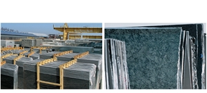 Olive Green Granite Slabs