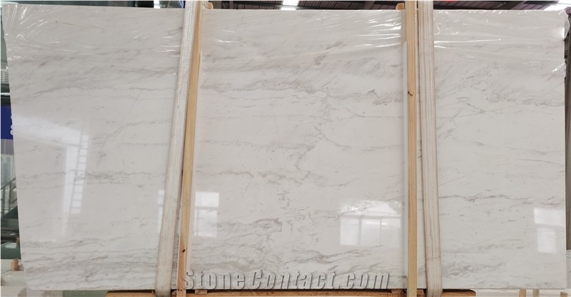 Bianco Dolomiti White Marble Pattern Wall Panel