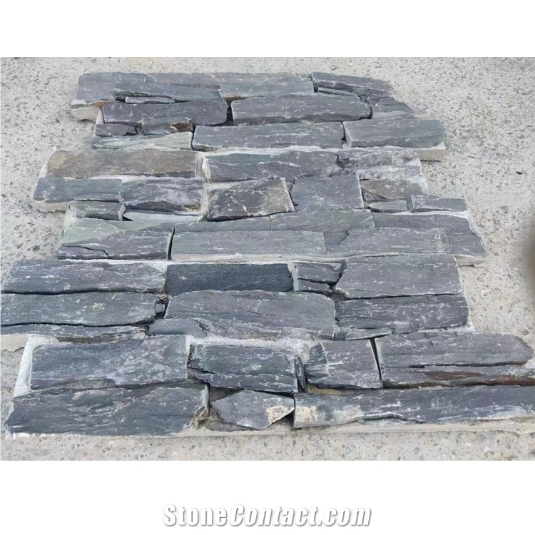 Black Slate Cement Ledgestone Wall Panel Manufacturers