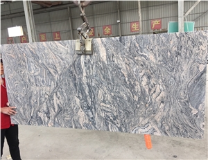 China Juparana Grey Granite Stone Kitchen Island Countertop