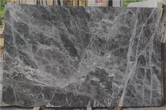 China Polished Natural Grey Marble Tiles & Slabs