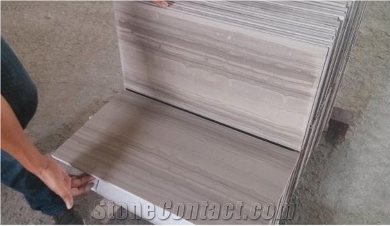 Chinese Athens Wood Grain Marble Walling Tiles