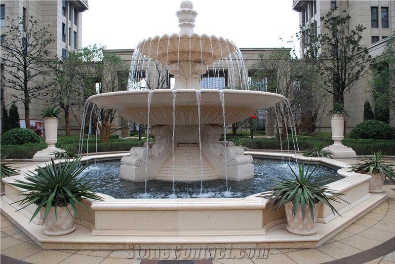 Custom Outdoor Garden Decor Marble Stone Water Fountains