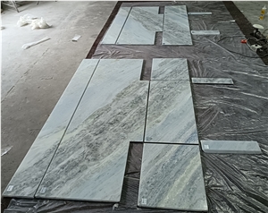 Custom Sky Blue Marble Counter