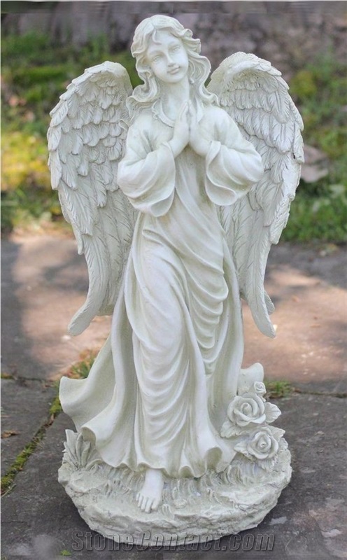 European Western Style White Marble Sculpture Statue