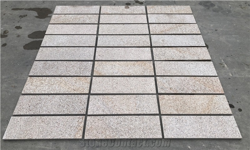 Exterior Decorative  Flamed Floor Tiles G682 Beige Granite