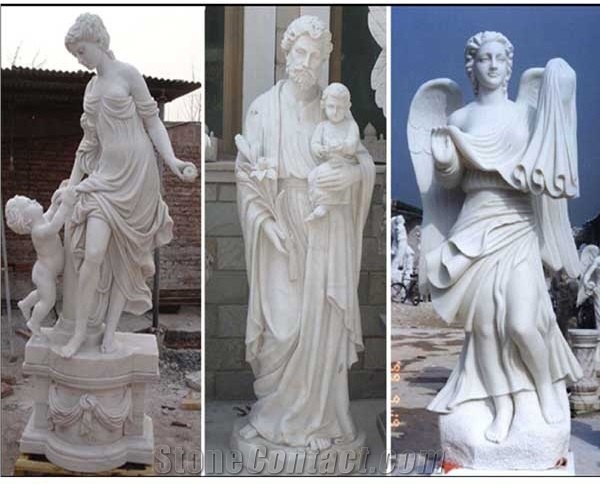 Hand Carved Garden Statue,Angel Sculptures,Jesus Statue