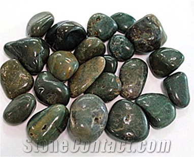 High Polished Mixed Colorful Pebble River Stone