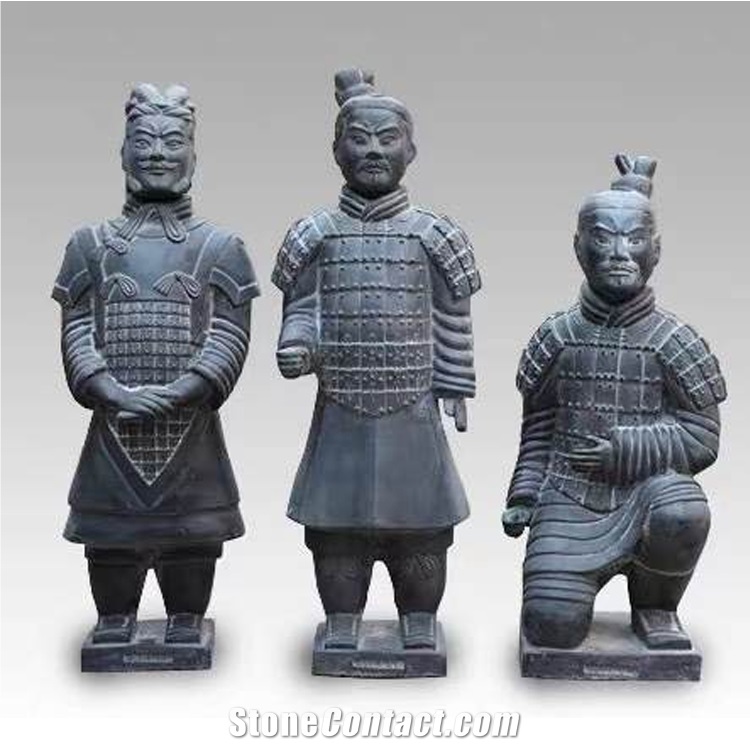 Life Size Garden Sculpture Terracotta Xian Warrior  Statue