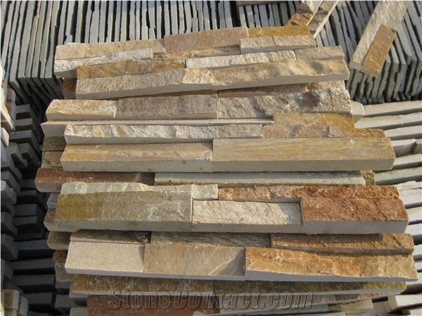 Multicolor Slate China Building Cultured Stone Wall Cladding