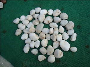 Natural White Color River Pebbles Stone For Garden