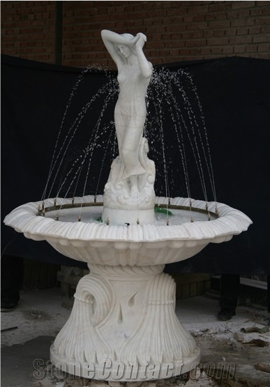Outdoor Stone Garden Water Fountain